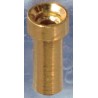 Mac 8 PD Series Straight Through Hole Socket Pin with Beryllium Copper Alloy Contact, Gold Plated, 12A, 125V PD-40