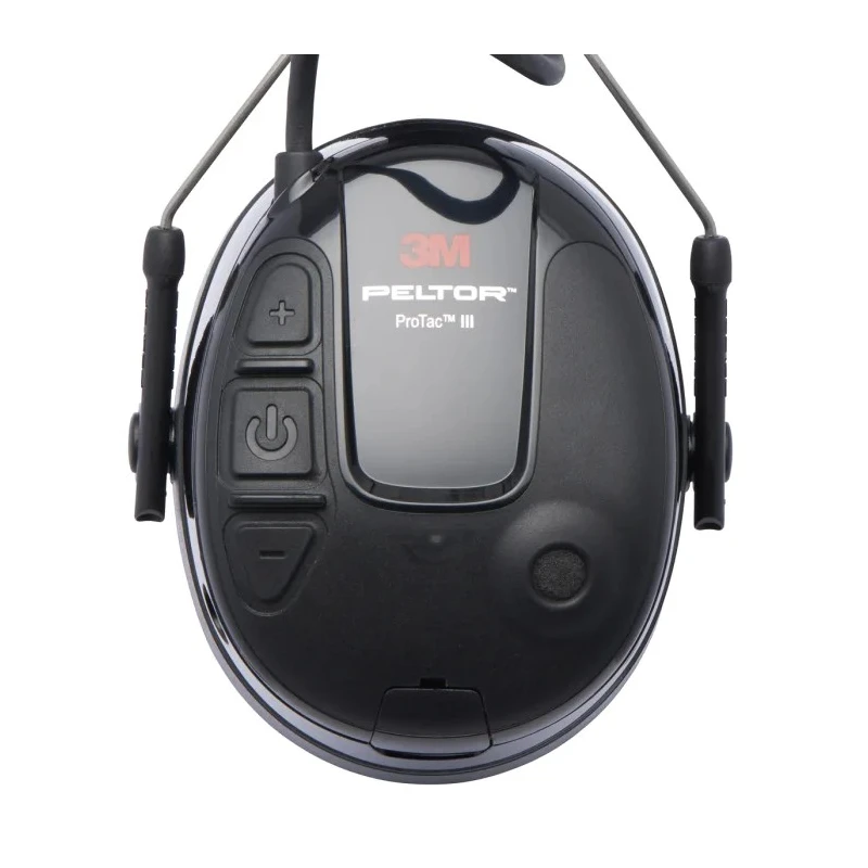 Honeywell Safety ProTac III Listen Only Electronic Ear Defenders with Headband 32 dB Black MT13H221A