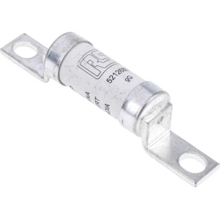 RS PRO British Standard Fuse A4, 63A Current Rating, 550V AC High Rupture Capacity, Offset Tag Orientation, 94 mm 521-2680