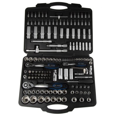 MTI 150-Piece 1/2 in, 1/4 in, 3/8 in Deep Impact Socket Standard Impact Socket Set 568-150