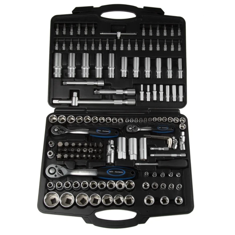 MTI 150-Piece 1/2 in, 1/4 in, 3/8 in Deep Impact Socket Standard Impact Socket Set 568-150