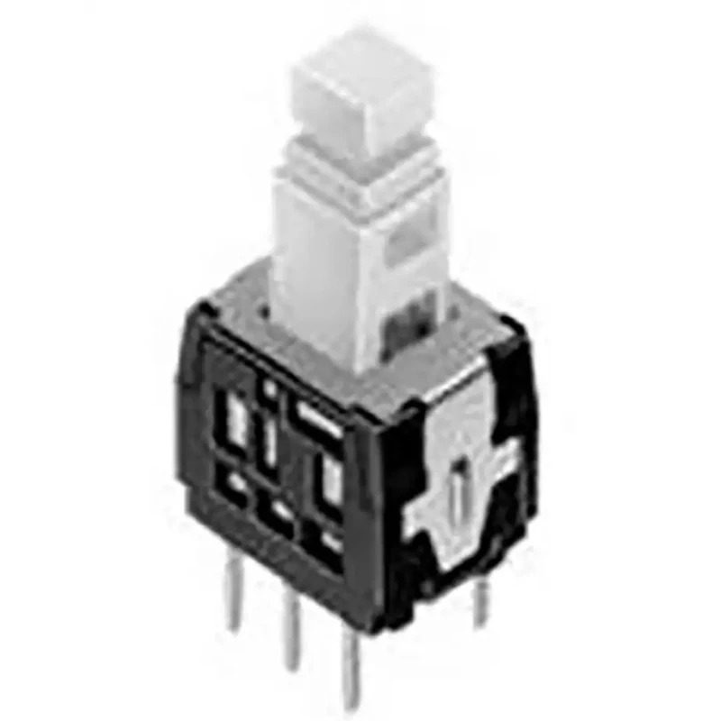 Alps Alpine Push Button Switch, Latching, PCB Mount, DPDT, 30 V dc, White Actuator, SPPH420100