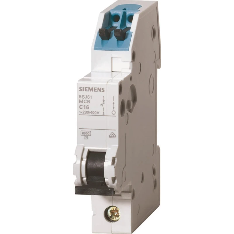 Siemens SENTRON Miniature Circuit Breaker 2-Pole 20A Type C 400V AC 60V DC 6 kA Breaking Capacity 5SJ6520-7KS