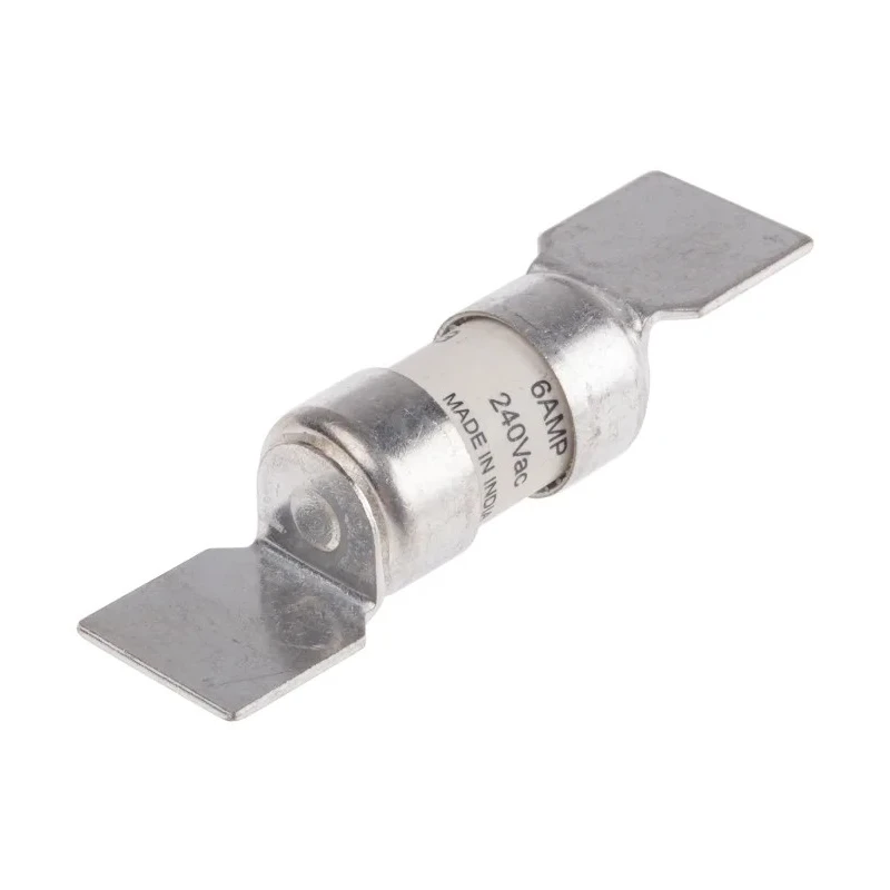 RS PRO 6A British Standard Fuse E1 24V AC, HRC Type, Blade Tag, 12.7mm Width 47mm Length 521-2848