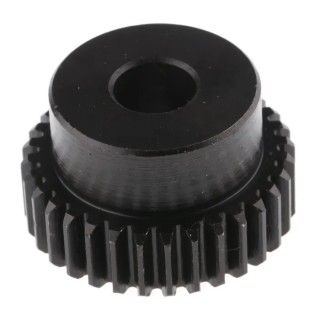 RS PRO Steel 32 Teeth Spur Gear 1 Module 10mm Bore 32 mm Pitch Diameter 26 mm Hub Diameter 521-6317