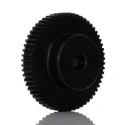 RS PRO Steel 60 Teeth Spur Gear 1 Module 10mm Bore 60 mm Pitch Diameter 35 mm Hub Diameter 521-6373