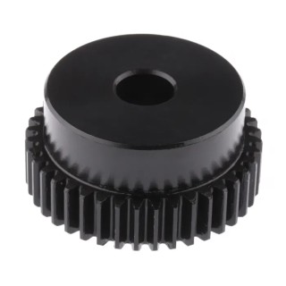 RS PRO Steel 40 Teeth Spur Gear, 1 Module, 10mm Bore Diameter, 40 mm Pitch Diameter, 35 mm Hub Diameter, 10 mm Face 521-6339