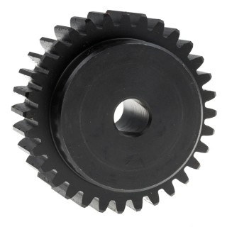 RS PRO Steel 32 Teeth Spur Gear, 2 Module, 12mm Bore, 64 mm Pitch Diameter, 50 mm Hub Diameter 521-6626
