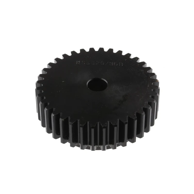 RS PRO Steel 36 Teeth Spur Gear, 2 Module, 12mm Bore, 72 mm Pitch Diameter, 55 mm Hub Diameter 521-6632