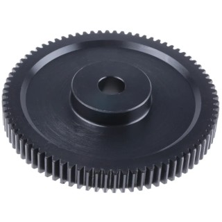 RS PRO Steel 80 Teeth Spur Gear 2 Module 20mm Bore 160 mm Pitch Diameter 60 mm Hub Diameter 521-6698