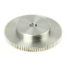 RS PRO Stainless Steel 100 Teeth Spur Gear, Module 1, 12mm Bore, 100mm Pitch Diameter, 60mm Hub Diameter 521-6806