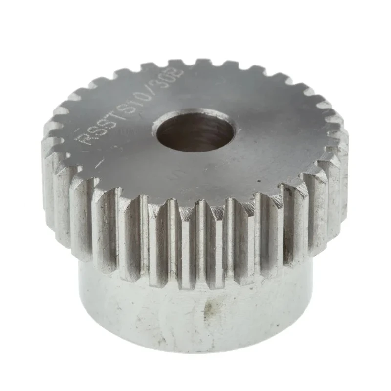 RS PRO Stainless Steel 30 Teeth Spur Gear, 1 Module, 8mm Bore, 30 mm Pitch Diameter, 25 mm Hub Diameter 521-6761