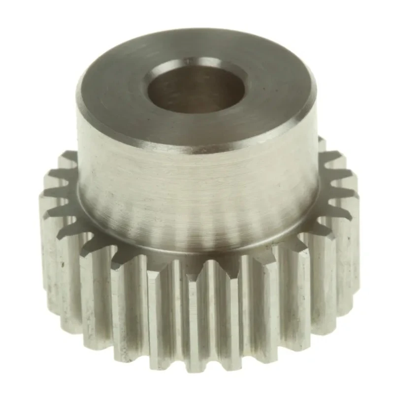 RS PRO Stainless Steel 25 Teeth Spur Gear, 1 Module, 8mm Bore, 25 mm Pitch Diameter, 20 mm Hub Diameter 521-6755