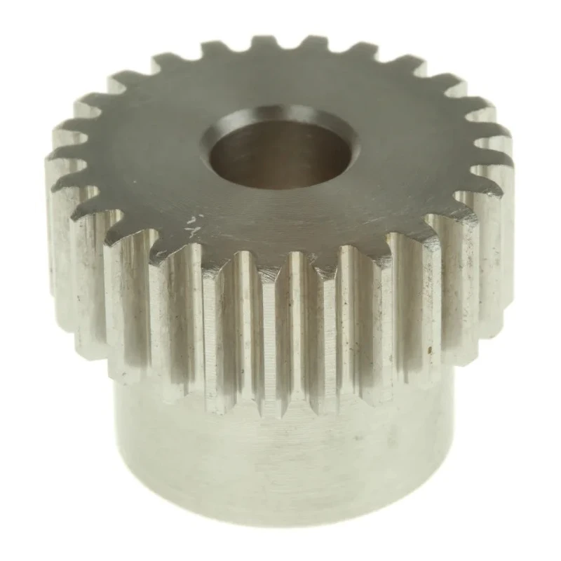 RS PRO Stainless Steel 25 Teeth Spur Gear, 1 Module, 8mm Bore, 25 mm Pitch Diameter, 20 mm Hub Diameter 521-6755