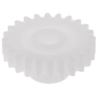 RS PRO Polyoxymethylene 24 Teeth Spur Gear 0.8 Module 5mm Bore 19.2mm Pitch Diameter 10mm Hub Diameter 521-7281