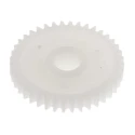 RS PRO Polyoxymethylene 40 Teeth Spur Gear 0.5 Module 5mm Bore 20mm Pitch Diameter 12mm Hub Diameter 521-7118