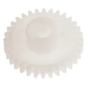 RS PRO Polyoxymethylene 32 Teeth Spur Gear 0.8 Module 6mm Bore 25.6mm Pitch Diameter 12mm Hub Diameter 521-7326