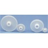 RS PRO Polyoxymethylene 35 Teeth Spur Gear, 0.5 Module, 5mm Bore, 17.5mm Pitch Diameter, 10mm Hub Diameter 521-7089