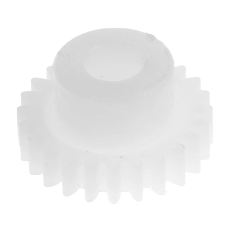 RS PRO Polyoxymethylene 24 Teeth Spur Gear 0.5 Module 4mm Bore 12mm Pitch Diameter 8mm Hub Diameter 521-7039
