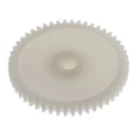 RS PRO Polyoxymethylene 50 Teeth Spur Gear 0.8 Module 6mm Bore 40 mm Pitch Diameter 14.5 mm Hub Diameter 521-7382