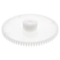 RS PRO Polyoxymethylene 70 Teeth Spur Gear, 0.8 Module, 6mm Bore Diameter, 56mm Pitch Diameter, 15.5mm Hub Diameter 521-7427