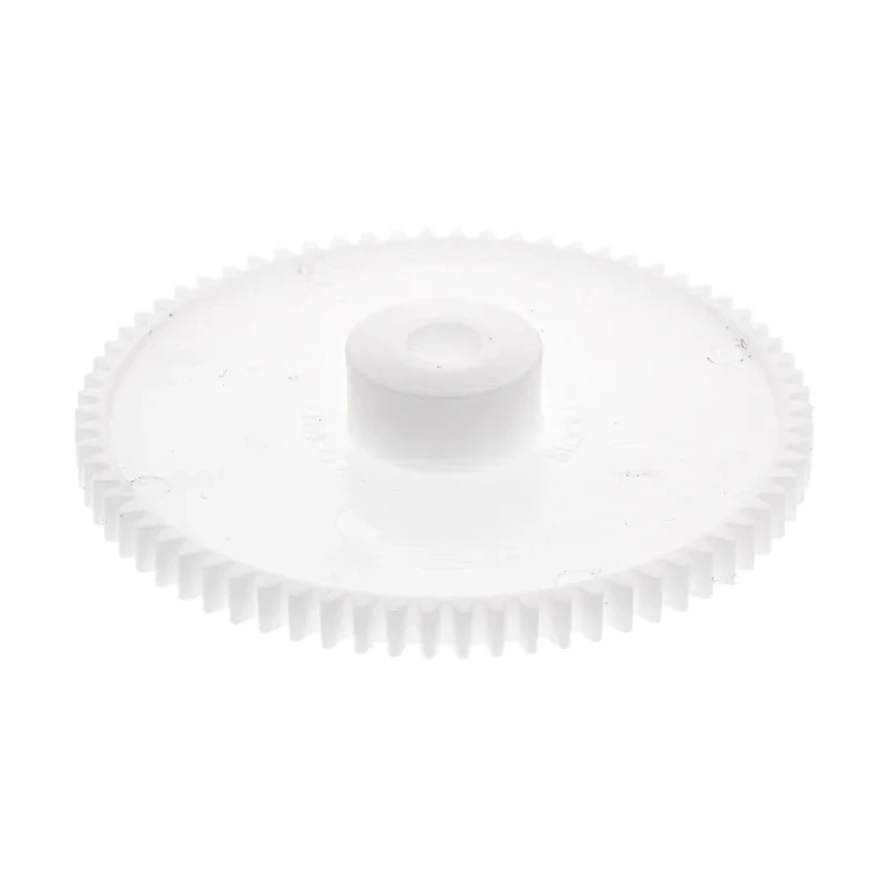 RS PRO Polyoxymethylene 70 Teeth Spur Gear, 0.8 Module, 6mm Bore Diameter, 56mm Pitch Diameter, 15.5mm Hub Diameter 521-7427