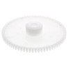 RS PRO Polyoxymethylene 70 Teeth Spur Gear, 0.8 Module, 6mm Bore Diameter, 56mm Pitch Diameter, 15.5mm Hub Diameter 521-7427
