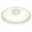 RS PRO Polyoxymethylene 56 Teeth Spur Gear, 0.8 Module, 6mm Bore, 44.8 mm Pitch Diameter, 14.5 mm Hub Diameter 521-7398