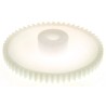 RS PRO Polyoxymethylene 56 Teeth Spur Gear, 0.8 Module, 6mm Bore, 44.8 mm Pitch Diameter, 14.5 mm Hub Diameter 521-7398