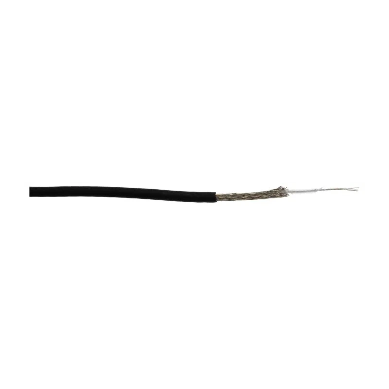 Belden MRG1781 Series 100 m RG178 Coaxial Cable 50 Ω Black Unterminated 1kV DC Voltage 1.8mm Diameter MRG1781 521-7944