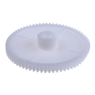 RS PRO Polyoxymethylene 70 Teeth Spur Gear, 1 Module, 8mm Bore, 70mm Pitch Diameter, 18mm Hub Diameter 521-7679