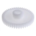 RS PRO Polyoxymethylene 45 Teeth Spur Gear, 1 Module, 8mm Bore, 45mm Pitch Diameter, 16mm Hub Diameter 521-7607