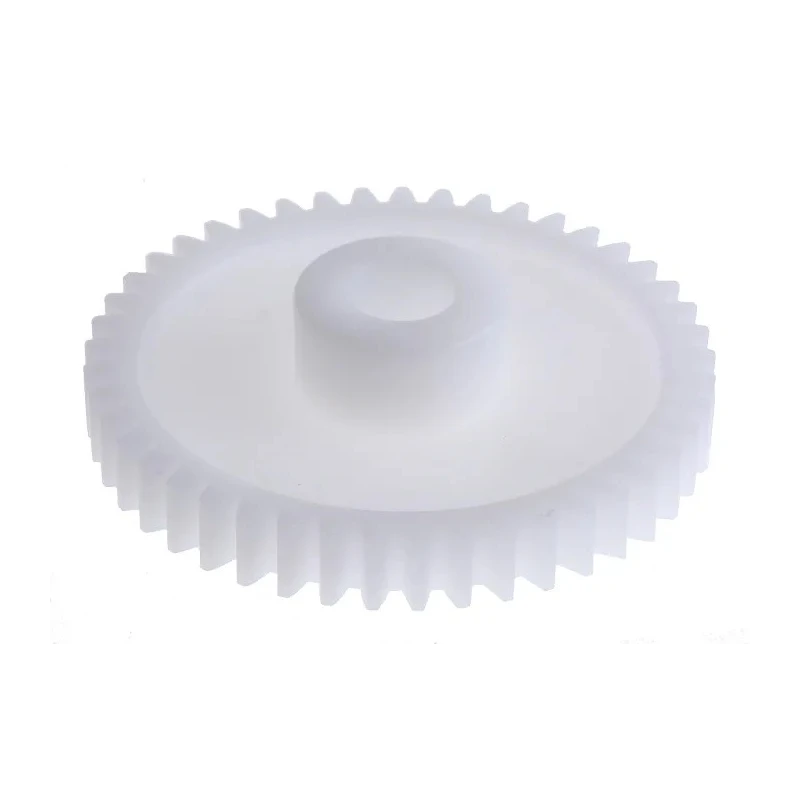 RS PRO Polyoxymethylene 45 Teeth Spur Gear, 1 Module, 8mm Bore, 45mm Pitch Diameter, 16mm Hub Diameter 521-7607