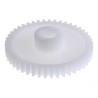 RS PRO Polyoxymethylene 45 Teeth Spur Gear, 1 Module, 8mm Bore, 45mm Pitch Diameter, 16mm Hub Diameter 521-7607