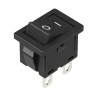 Alps Alpine SPST Latching Rocker Switch Panel 19.4 x 12.9 mm, 10A, 250V ac SDDJE10700