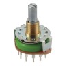 Alps Alpine Rotary Switch 4 Position 3P4T 250mA Terminal PCB Mount SRRM342800
