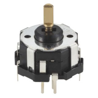 Alps Alpine RK 4-Axis Momentary Joystick Lever Switch 50 V ac, 5 V dc, 10mA RKJXT1F42001
