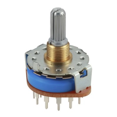 Alps Alpine 3 Position 4P3T Rotary Switch 250mA Terminal SRRM433700
