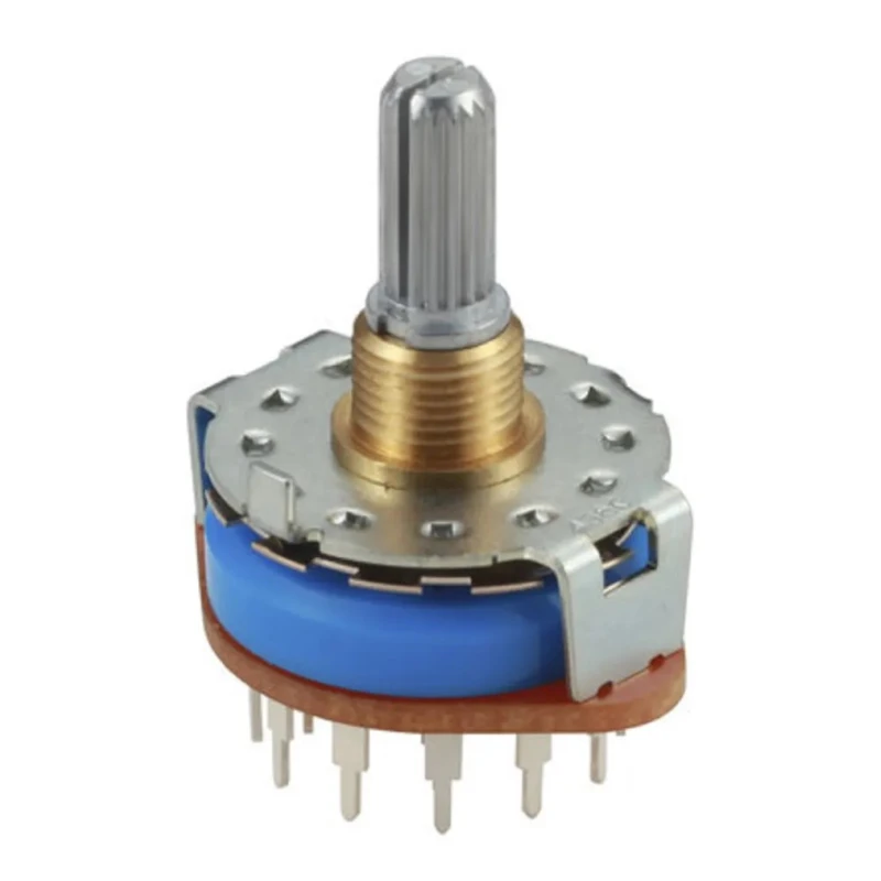 Alps Alpine 3 Position 4P3T Rotary Switch 250mA Terminal SRRM433700