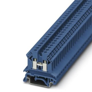 Phoenix Contact UK 2.5 B BU Series Feed Through Terminal Block Blue, 0.2mm² to 2.5mm², 24A, 800V, Screw Termination 3001048