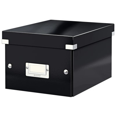 Leitz Black A5 Archive Box Polypropylene Material H160 mm x W220 mm x D282 mm W220mm