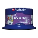 Verbatim DVD+R Blank DVD Discs 4.7GB 16X Speed 50 Pack Spindle 43512