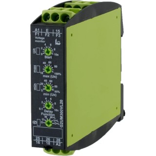 Tele Monitoring Relay 1 Phase DPDT DIN Rail Mount 24-240V AC GAMMA Series G2UM300VL20 24-240VAC/DC