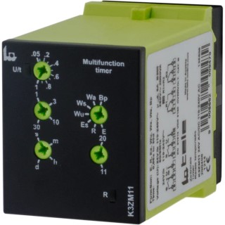 Tele Multifunction Timer Relay 2-Contact, 24 V DC, 110 V AC, 24 V AC, 240 V AC, Time Range 1 s to 30 Days K3ZM11