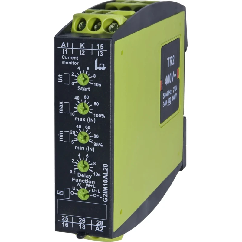 Tele Monitoring Relay 1 Phase DPDT DIN Rail 100mA to 10A 24-240VAC/DC G2IM10AL20 24-240VAC/DC