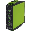 Tele Single Phase DPDT Monitoring Relay, DIN Rail Mount, 20mA to 5A, 24V to 240V AC G2IM5AL20 24-240VAC/DC