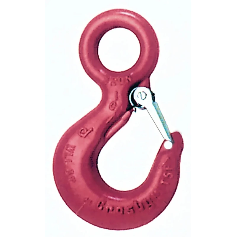 CROSBY Alloy Steel Swivel Eye Lifting Hook Galvanised 400 g 1.6 t 04F0010
