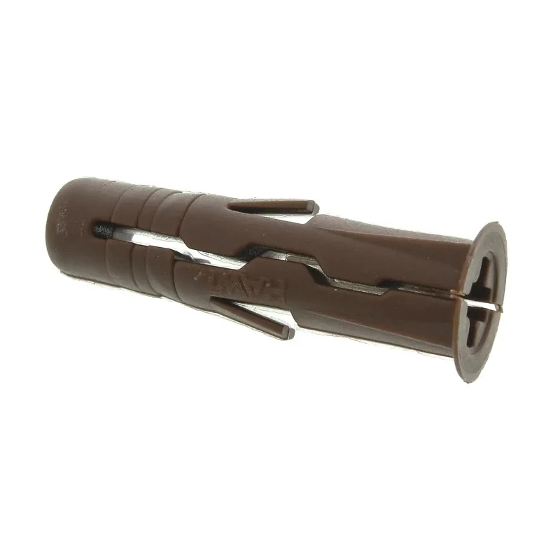 RawlPlug Brown Plastic Wall Plug 30 mm Length R-UNO-BRN-1000