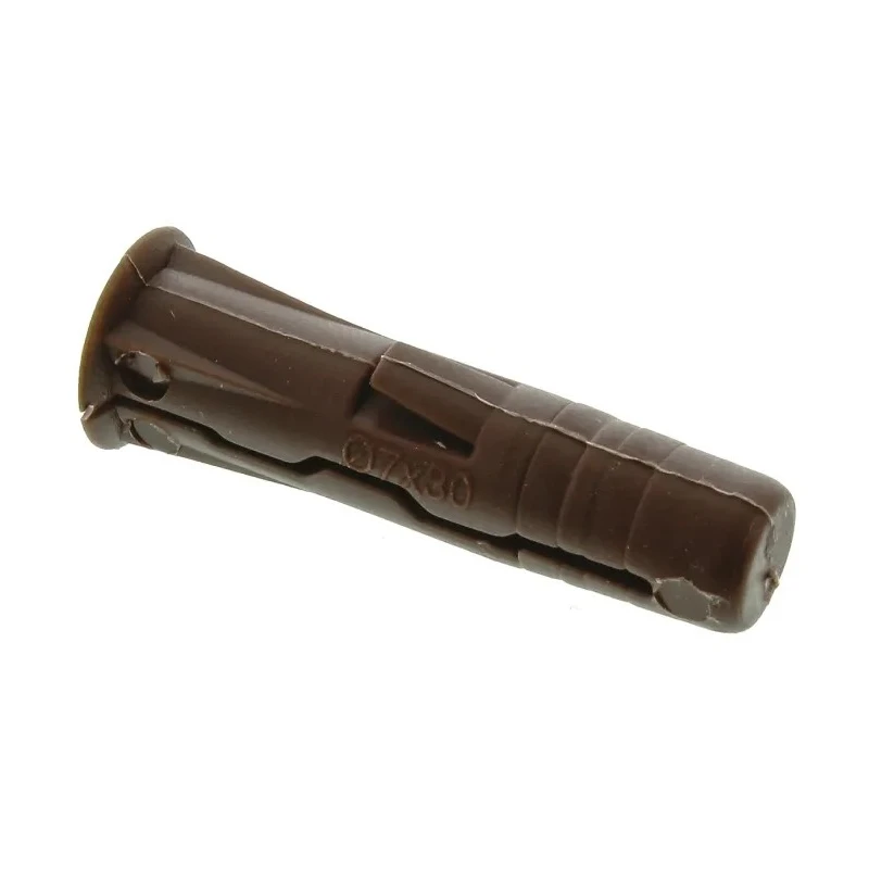 RawlPlug Brown Plastic Wall Plug 30 mm Length R-UNO-BRN-1000
