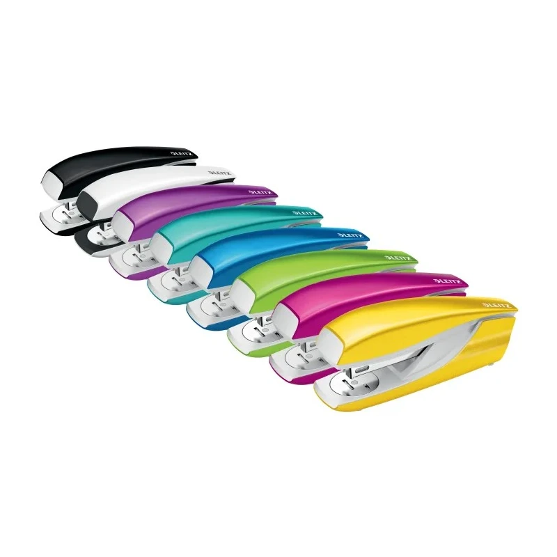 Leitz NeXXt Series WOW Metal Office Stapler 30 Sheet Capacity 24/6 mm 26/6 mm Power Performance P3 Staple 55021062